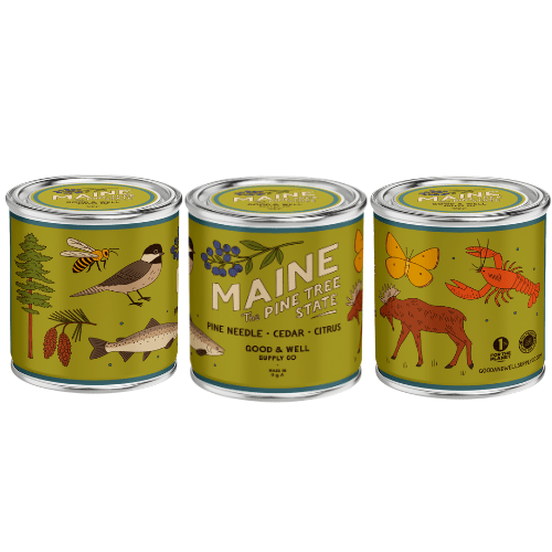 Good & Well Supply Co Maine State Candle