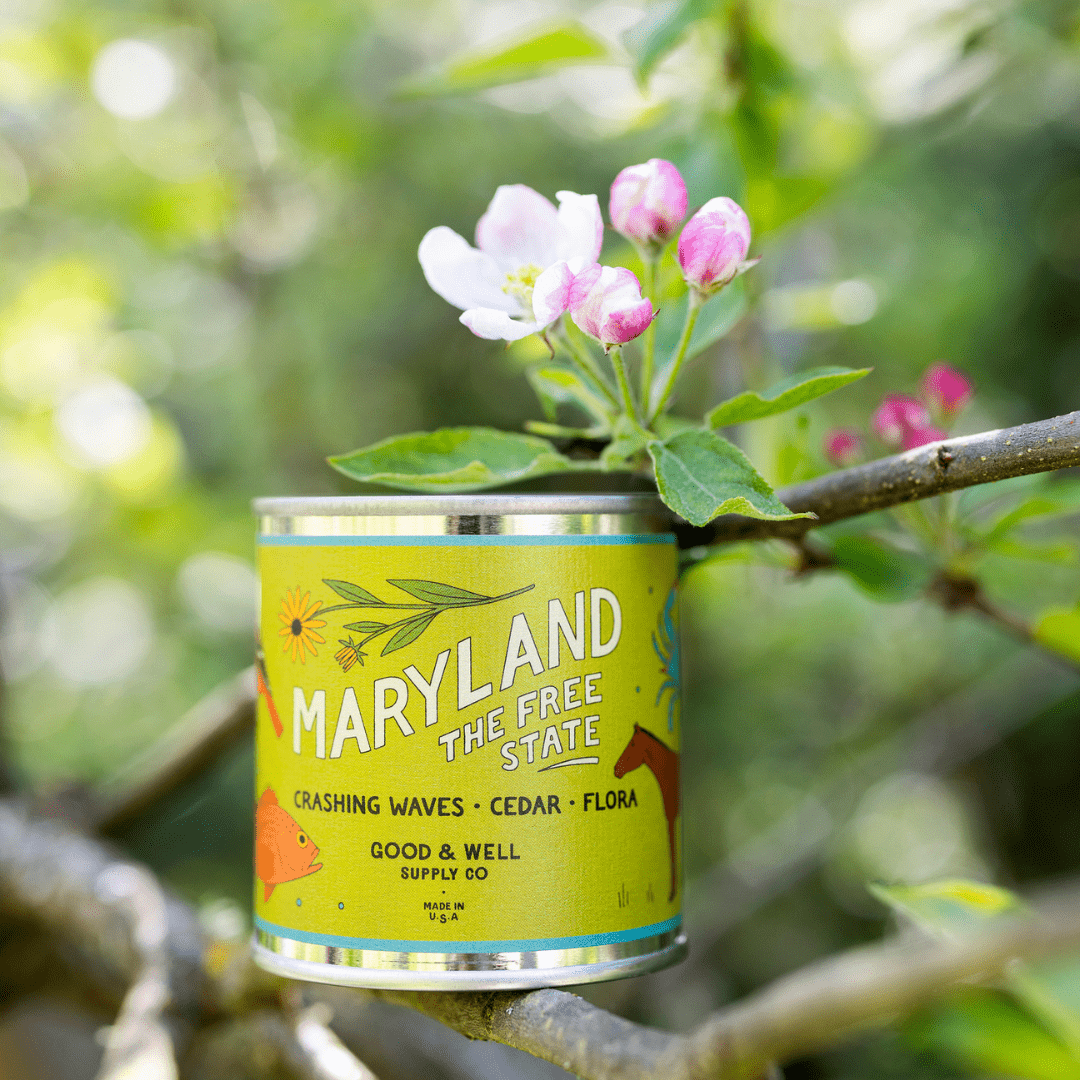Good & Well Supply Co Maryland State Candle