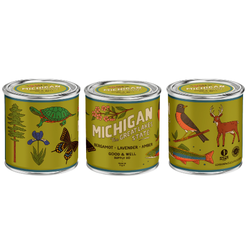 Good & Well Supply Co Michigan State Candle