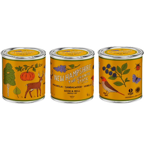 Good & Well Supply Co New Hampshire State Candle