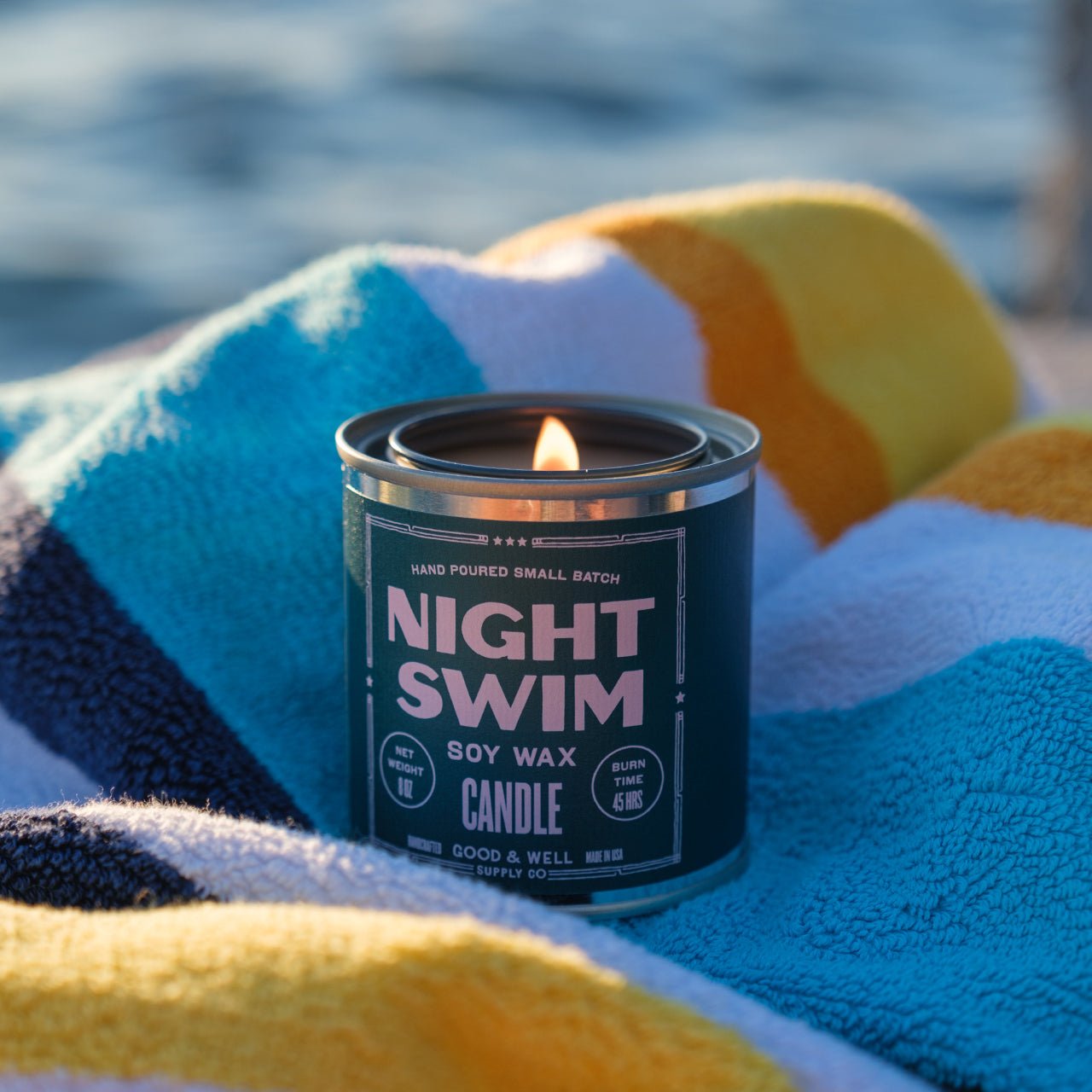 Good & Well Supply Co Night Swim Happy Place Candle