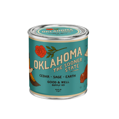 Good & Well Supply Co Oklahoma State Candle