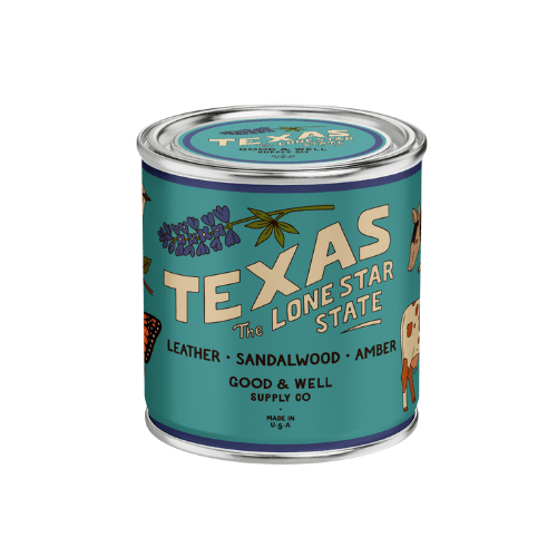 Good & Well Supply Co Texas State Candle