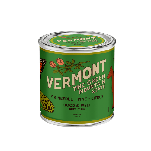 Good & Well Supply Co Vermont State Candle