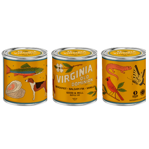 Good & Well Supply Co Virginia State Candle