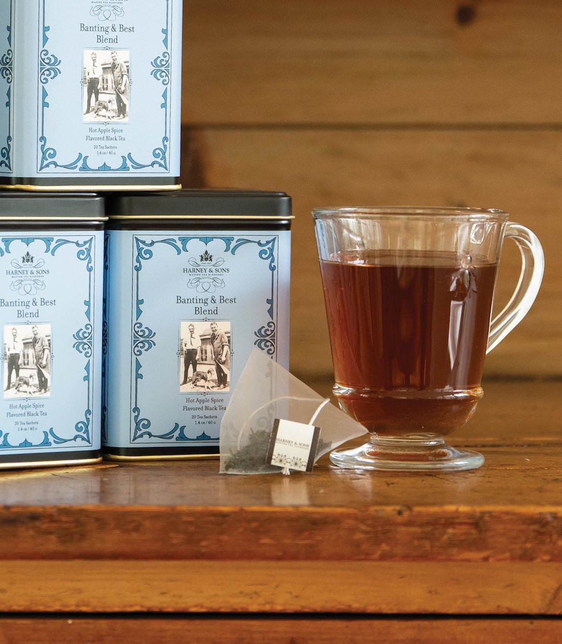 Harney & Sons Fine Teas Banting & Best Blend, Tin of 20 Sachets