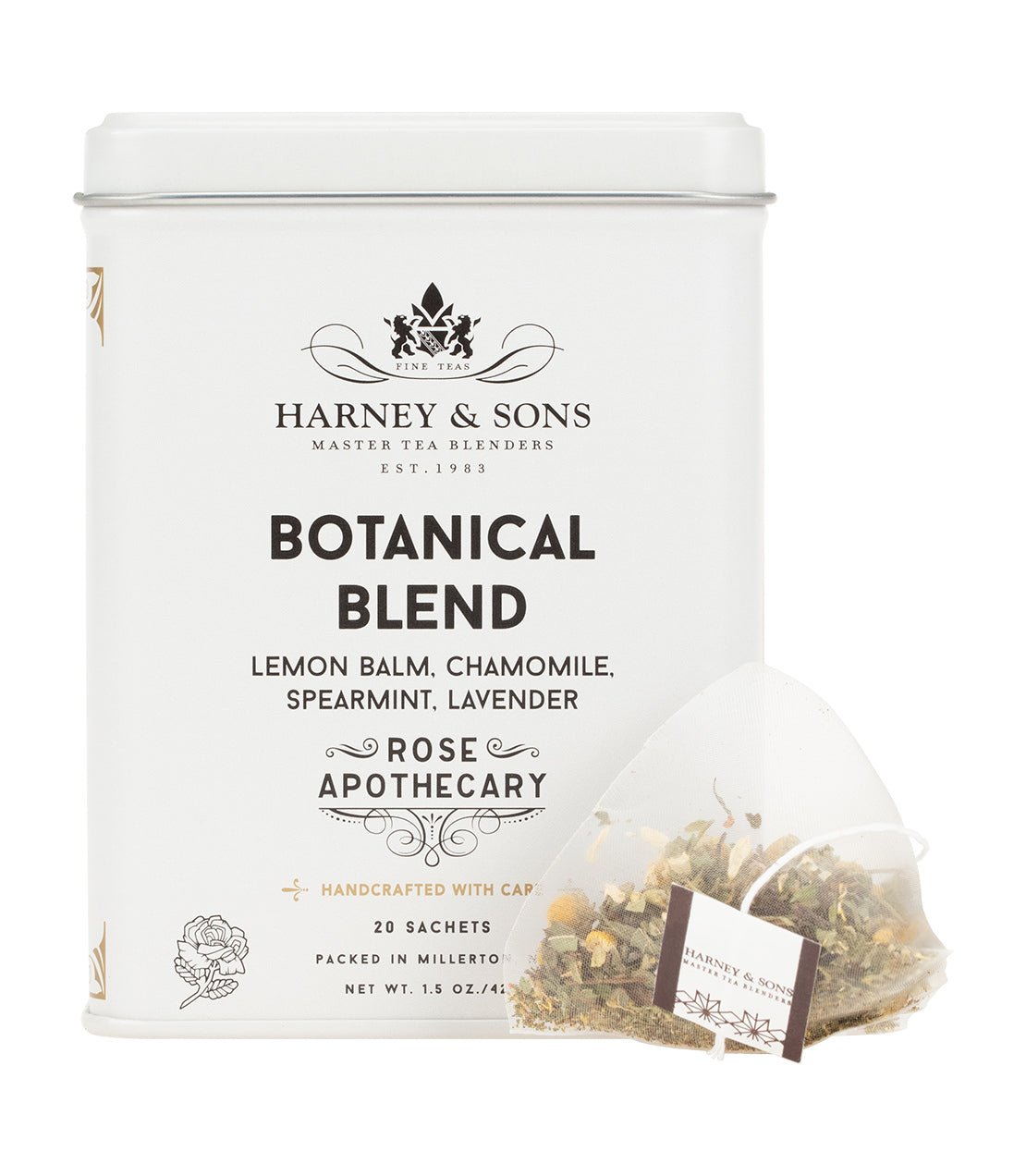 Harney & Sons Fine Teas Botanical Blend, Tin of 20 Sachets