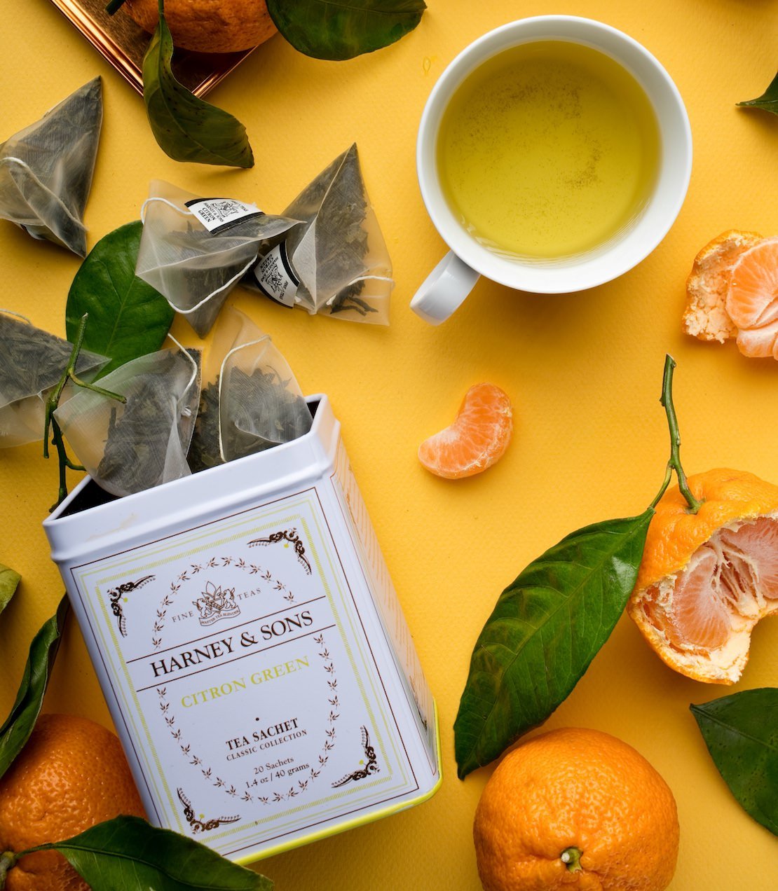 Harney & Sons Fine Teas Citron Green, Classic Tin of 20 Sachets