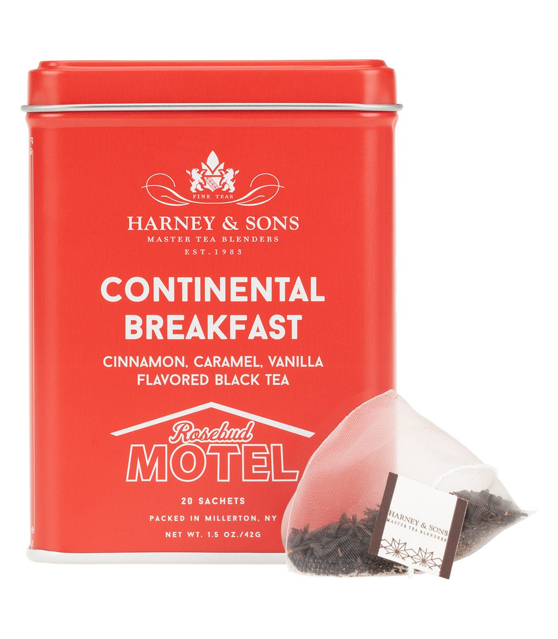 Harney & Sons Fine Teas Continental Breakfast, Tin of 20 Sachets