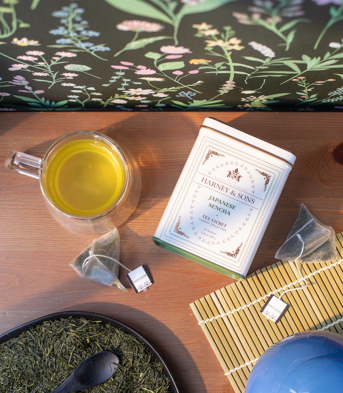 Harney & Sons Fine Teas Japanese Sencha, Classic Tin of 20 Sachets