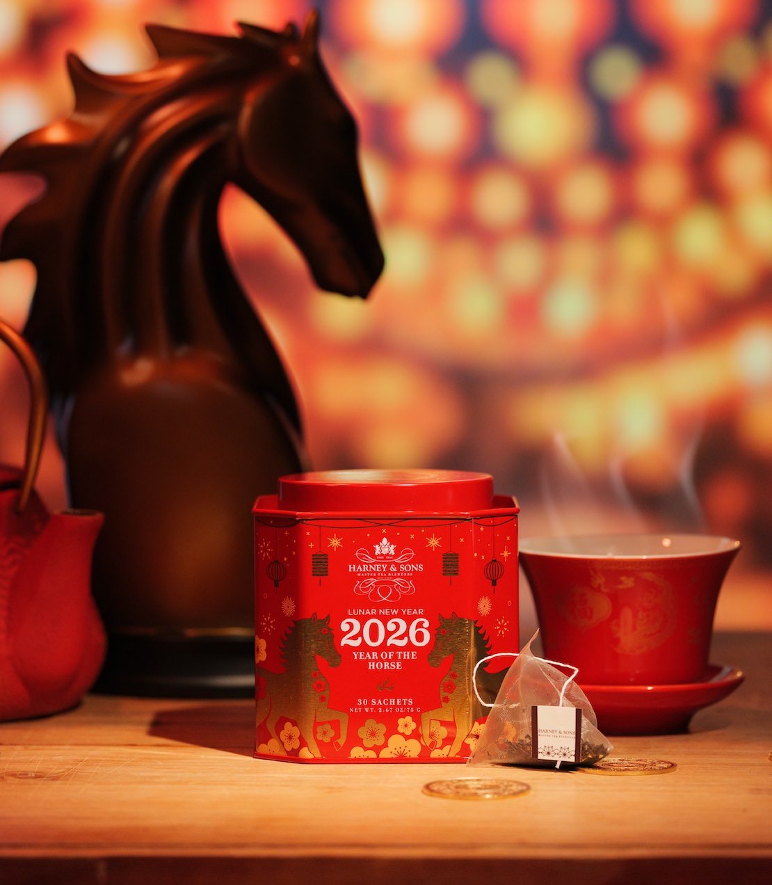 Harney & Sons Fine Teas Lunar New Year 2026 – Year of the Horse, Tin of 30 Sachets