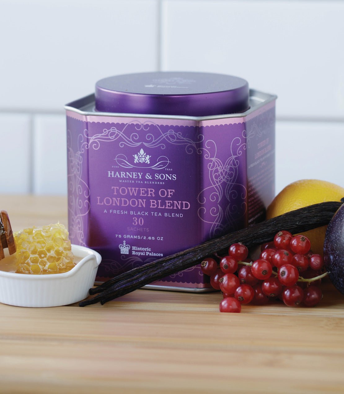 Harney & Sons Fine Teas Tower of London Blend, HRP Tin of 30 Sachets