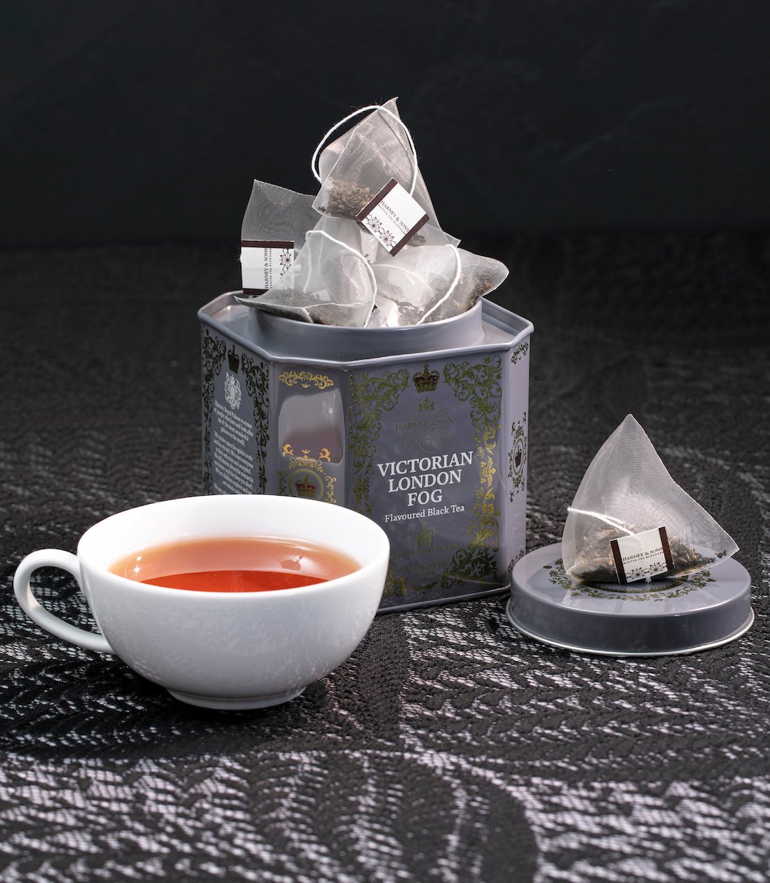 Harney & Sons Fine Teas Victorian London Fog, HRP Tin of 30 Sachets