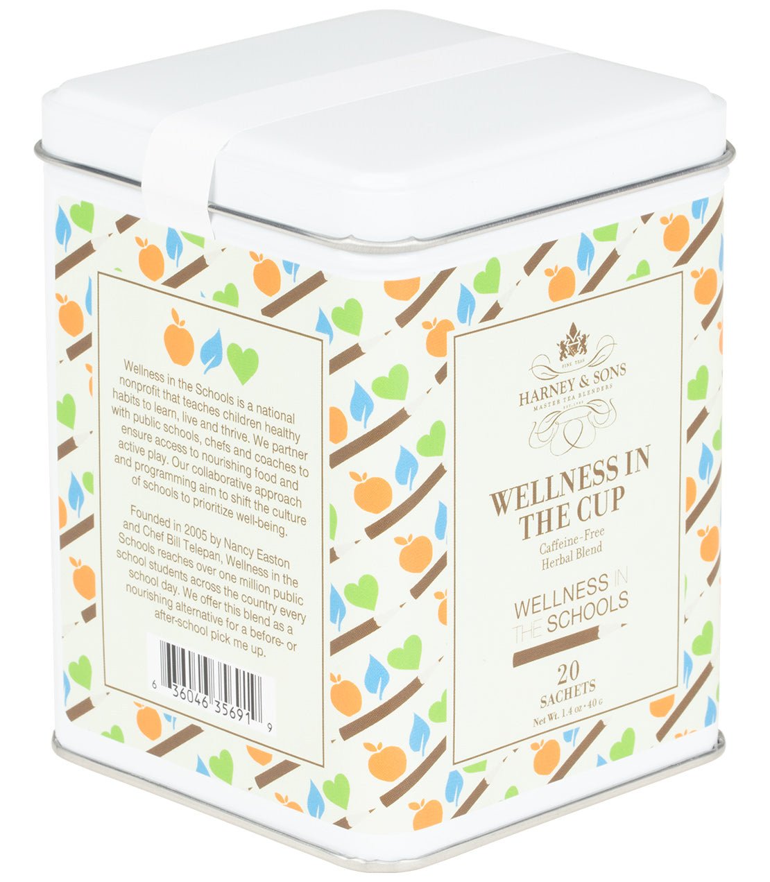 Harney & Sons Fine Teas Wellness in the Cup, Tin of 20 Sachets