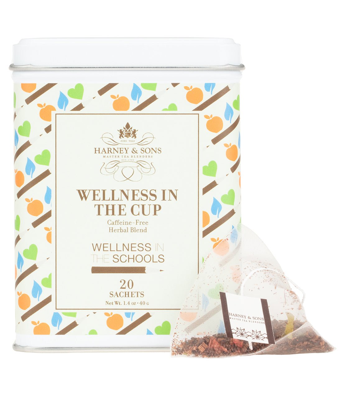 Harney & Sons Fine Teas Wellness in the Cup, Tin of 20 Sachets