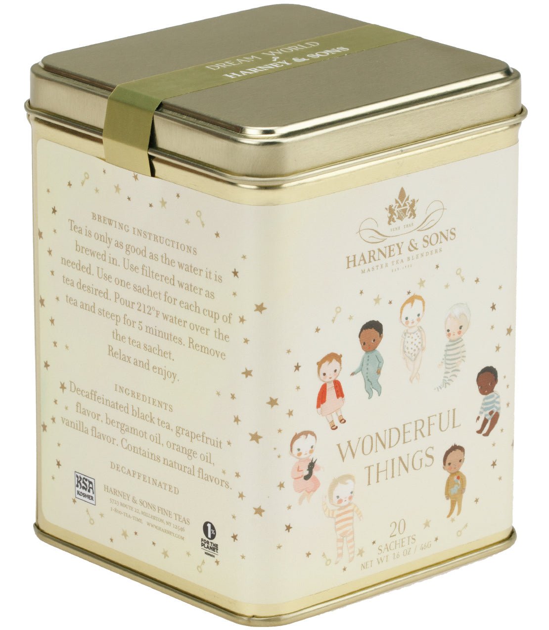 Harney & Sons Fine Teas Wonderful Things: Mystery, Tin of 20 Sachets