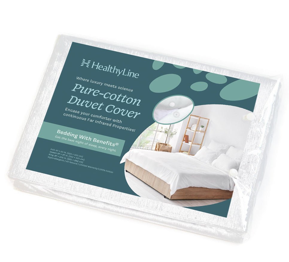 HealthyLine Bedding with Benefits® Pure - Cotton Duvet Cover
