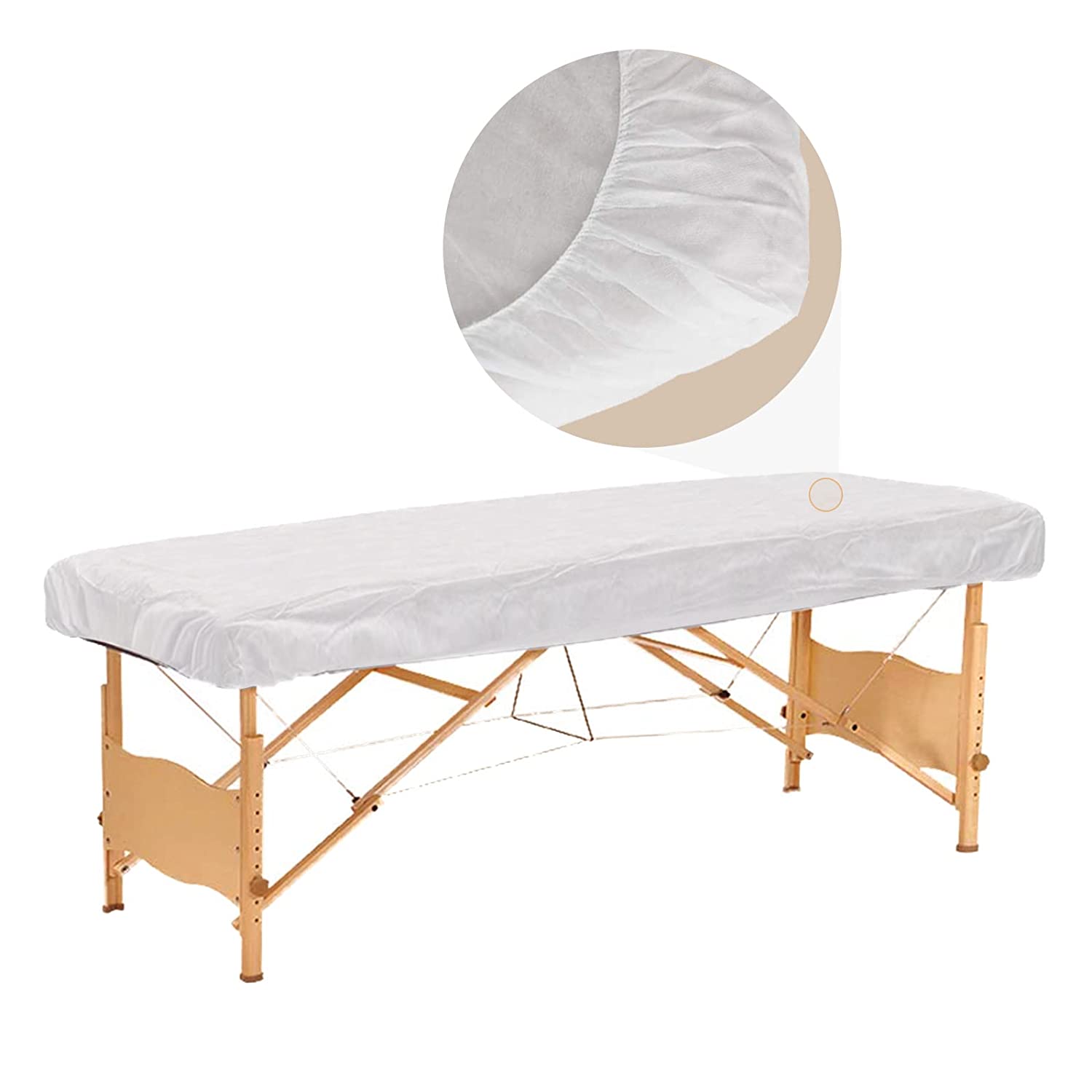 HealthyLine Disposable Waterproof Cover | Fitted Sheets (Lot of 50)