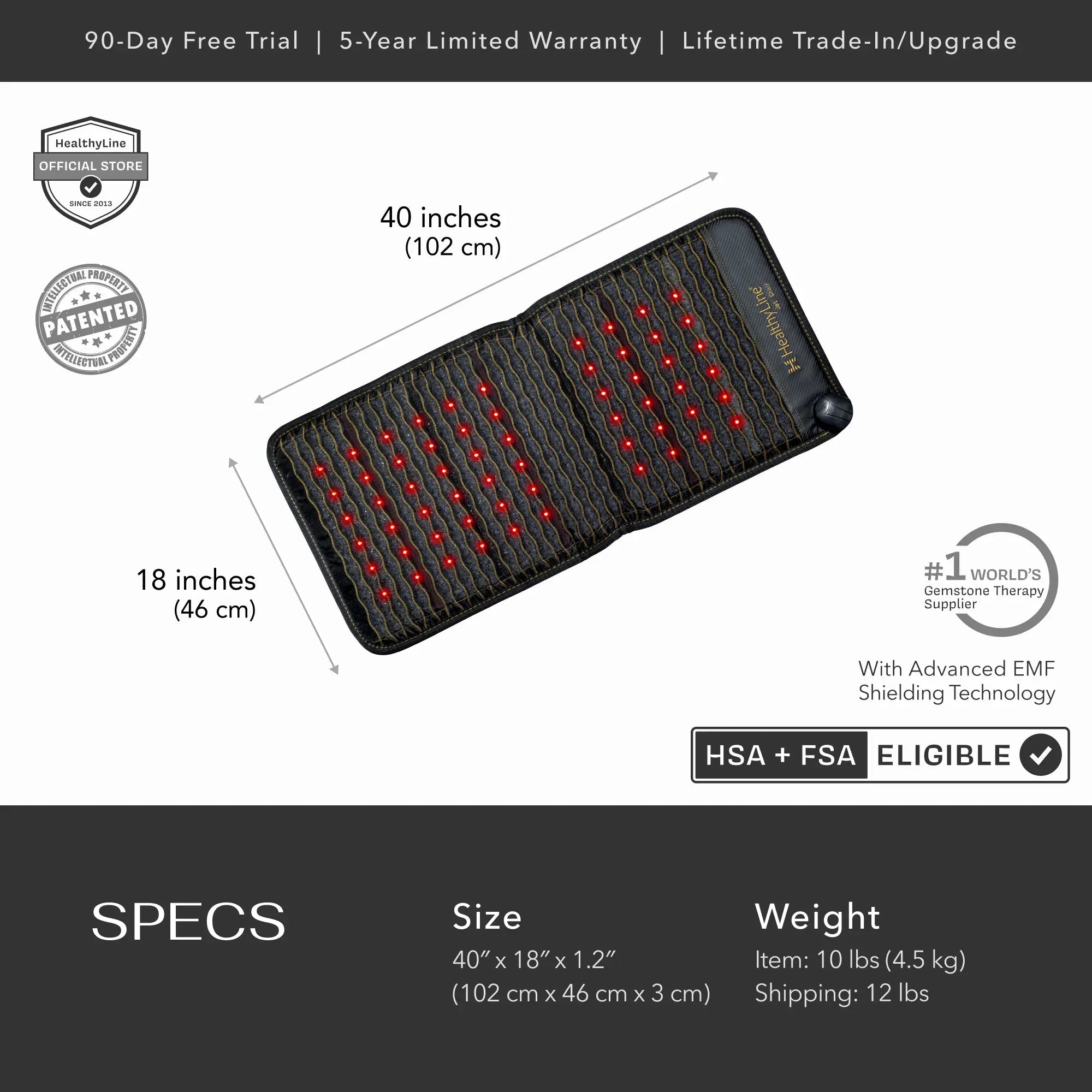 HealthyLine Jet Series | PEMF Far Infrared Heating Mats