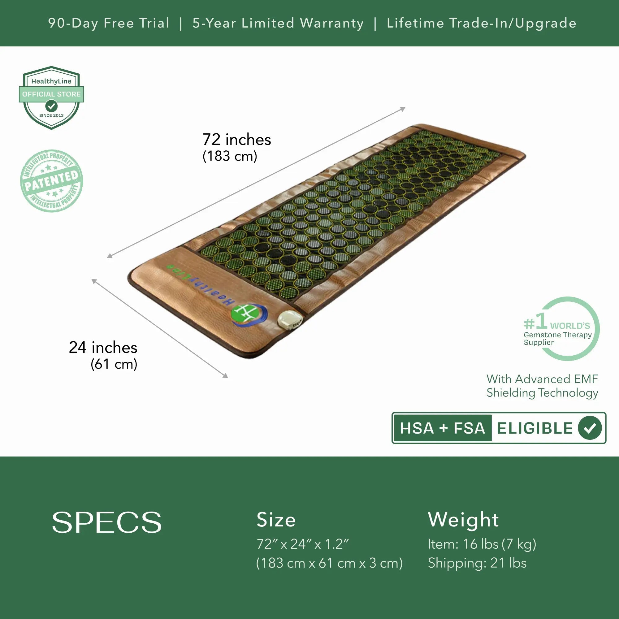 HealthyLine MESH Series | Far Infrared Heating Mats
