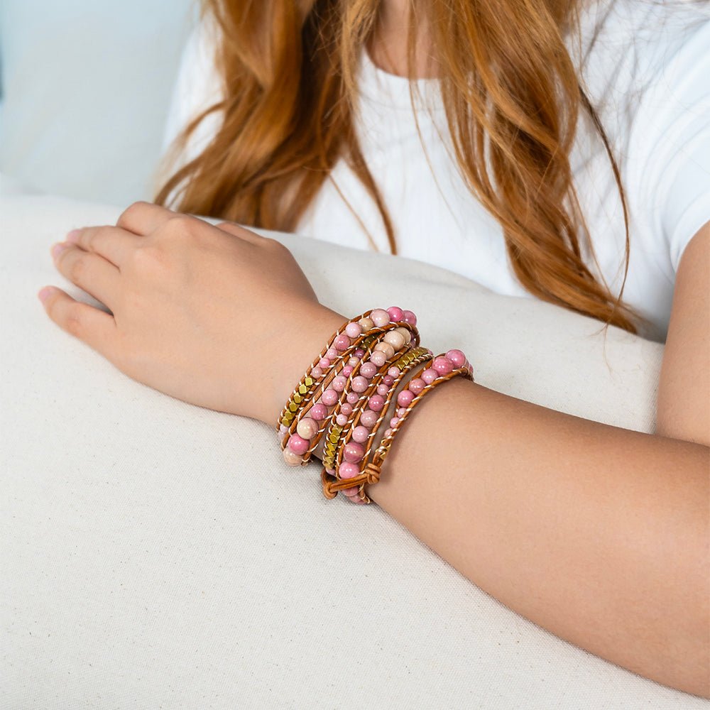 HealthyLine Rhodochrosite Bracelet
