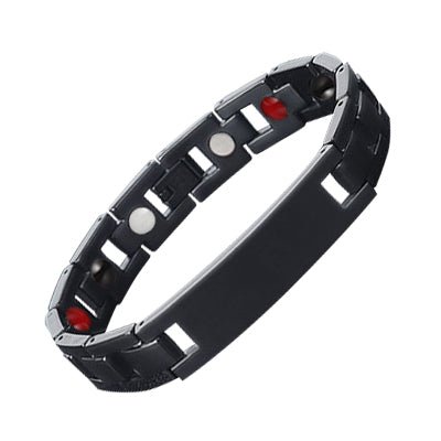 HealthyLine Stainless Steel Energy Bracelet 4 - in - 1. 2 Colors available. Model B026