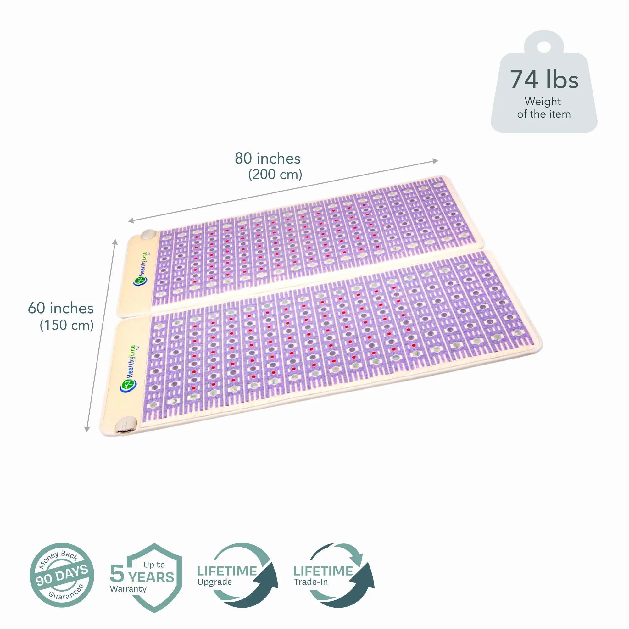 HealthyLine The TAJ Bed Series - Mattress Toppers