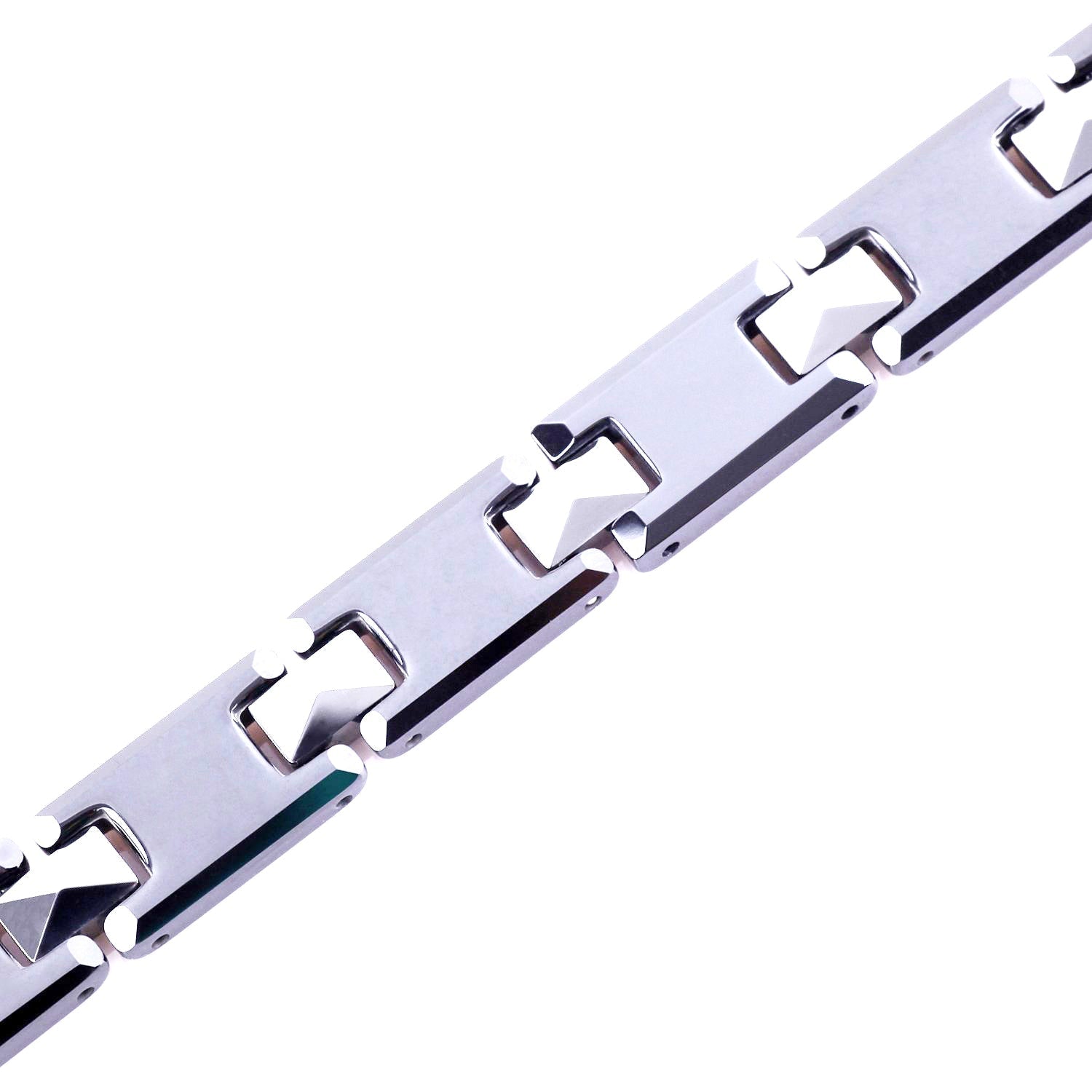HealthyLine Tungsten Energy Bracelet 4 - in - 1. Silver color. Model TUB085S