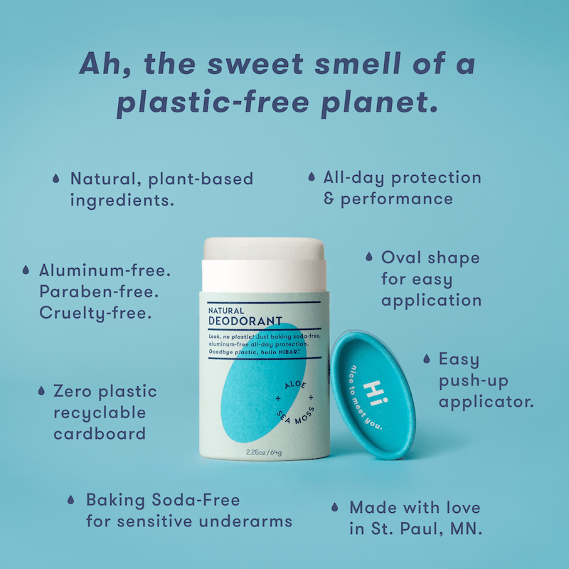 HiBAR Sensitive Plastic - Free Deodorant