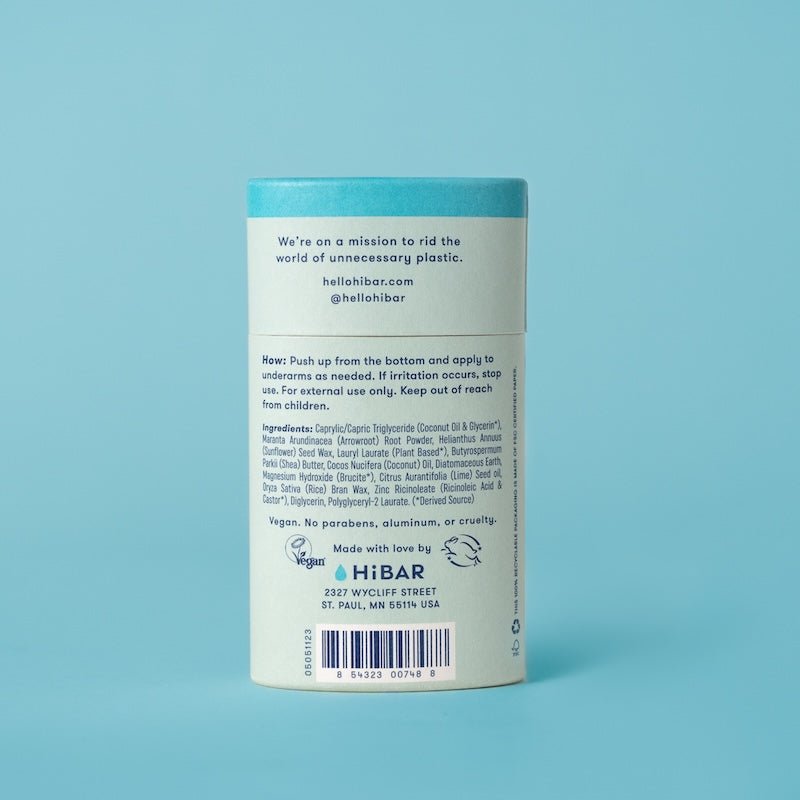 HiBAR Sensitive Plastic - Free Deodorant