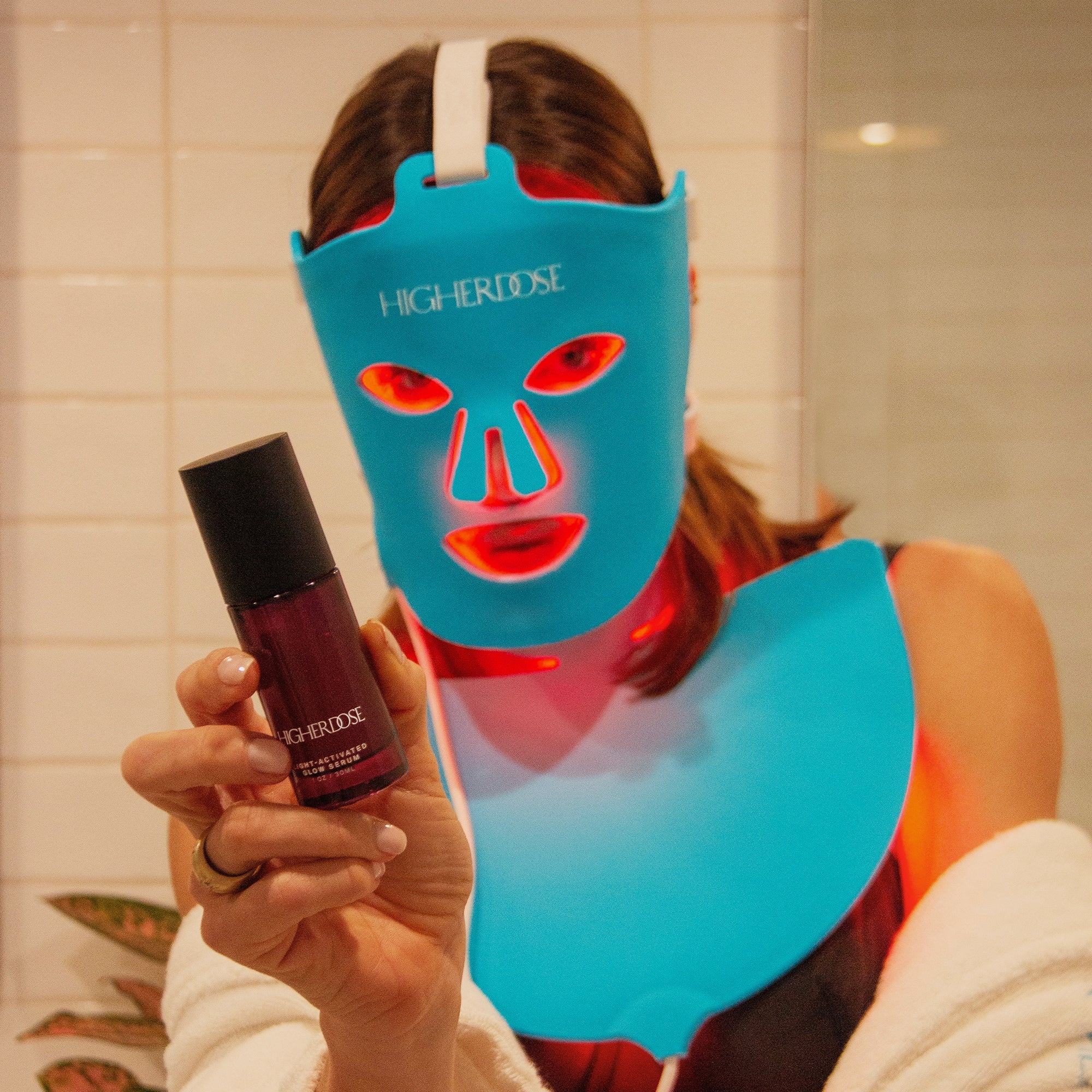 HigherDOSE Red Light Face Mask