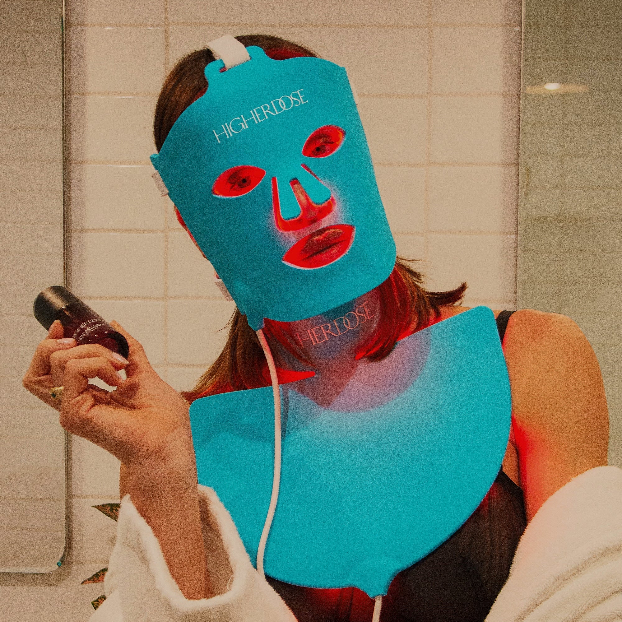 HigherDOSE Red Light Face Mask