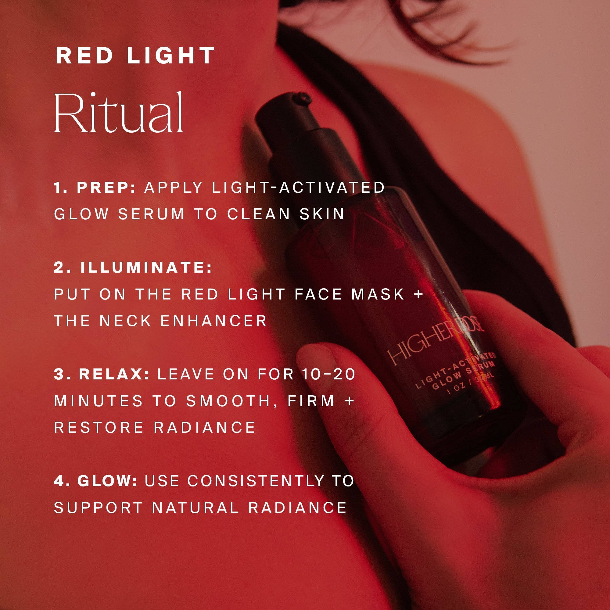 HigherDOSE Red Light Face Mask