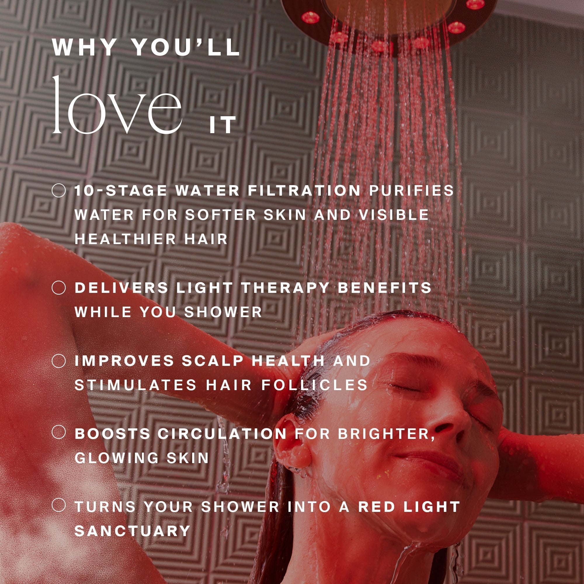 HigherDOSE Red Light Showerhead Filter