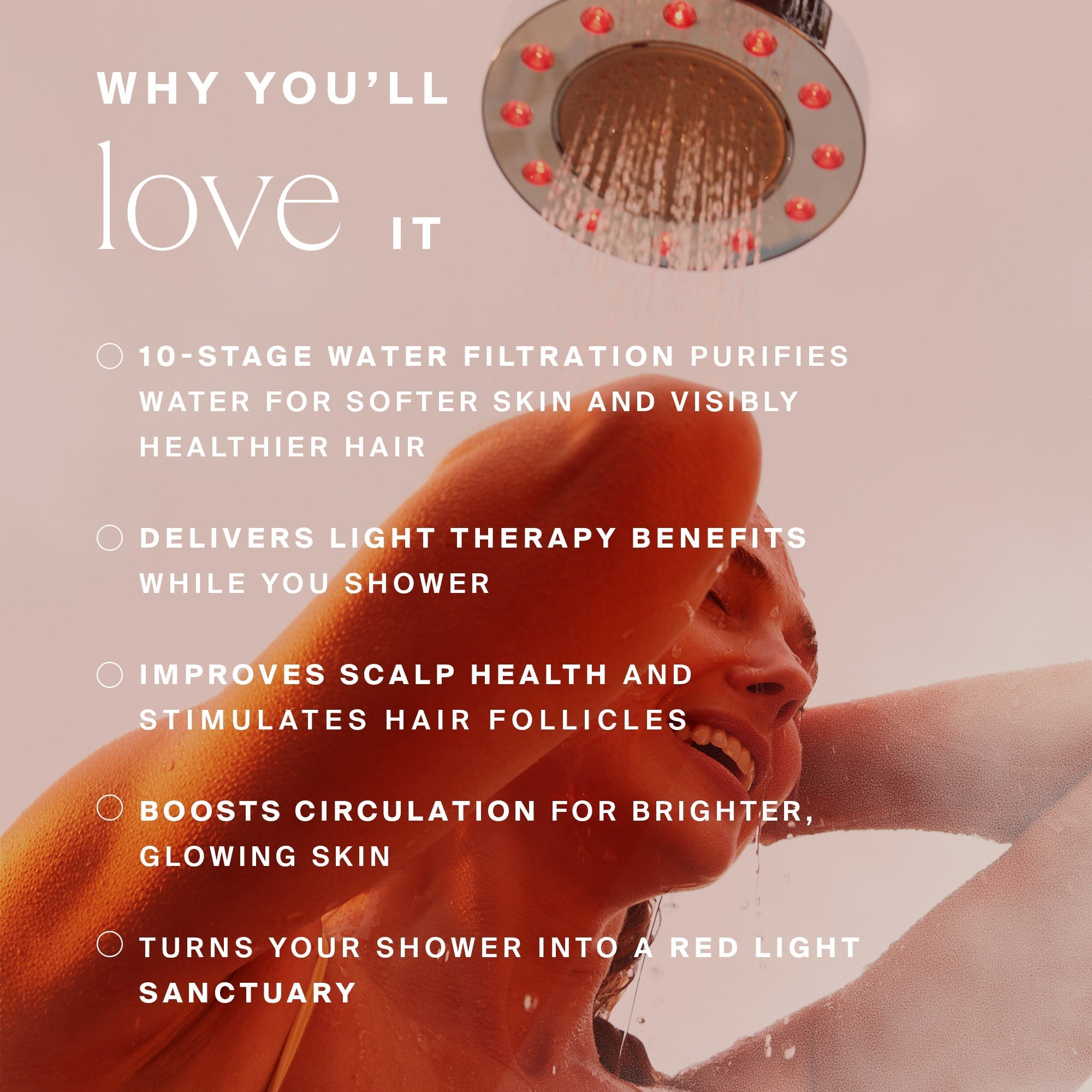 HigherDOSE Red Light Showerhead Filter