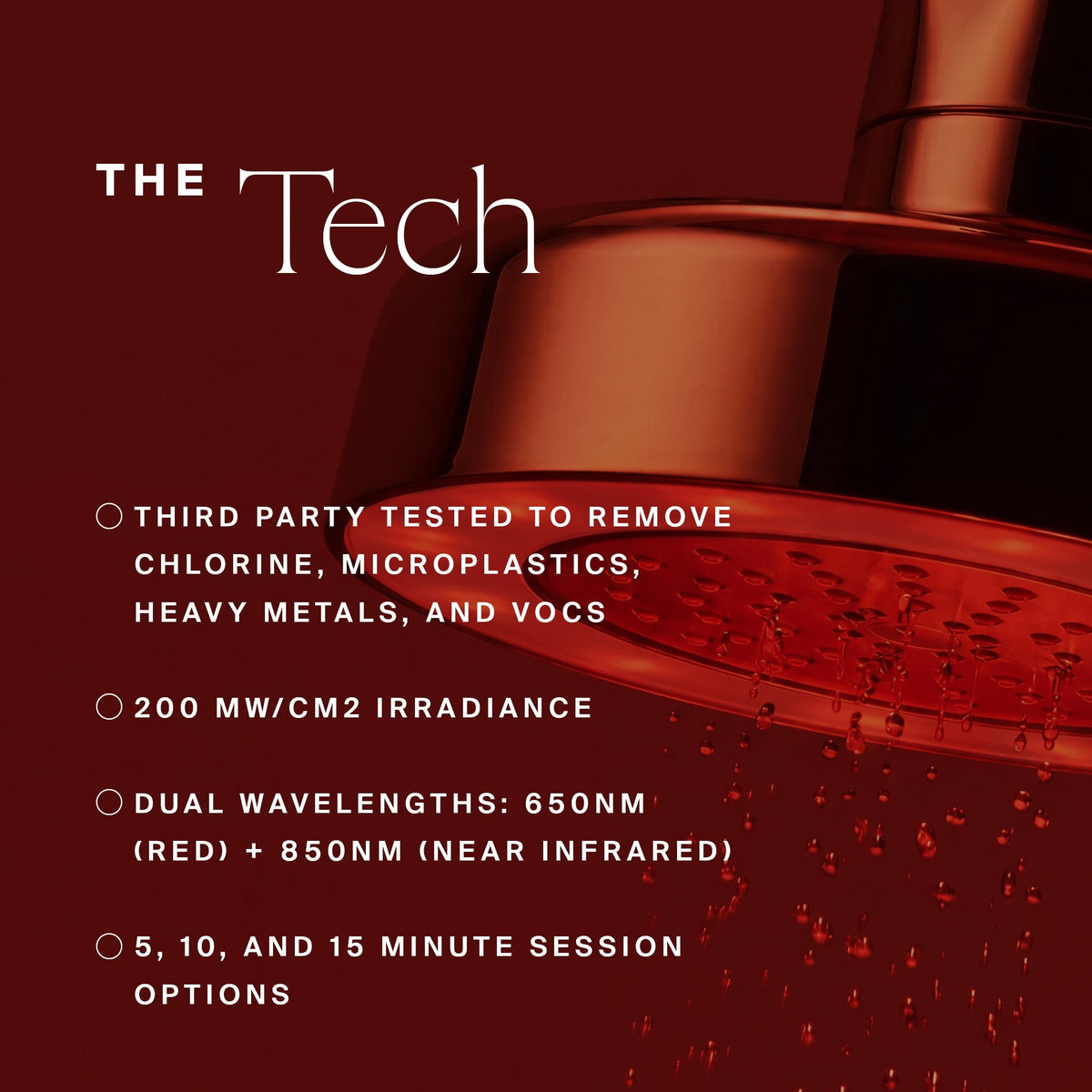 HigherDOSE Red Light Showerhead Filter
