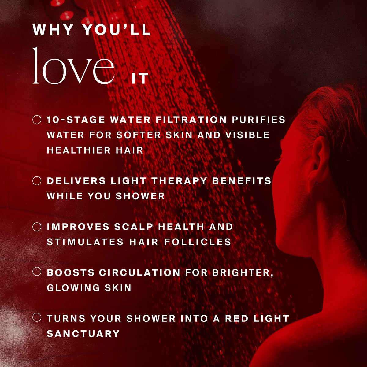 HigherDOSE Red Light Showerhead Filter