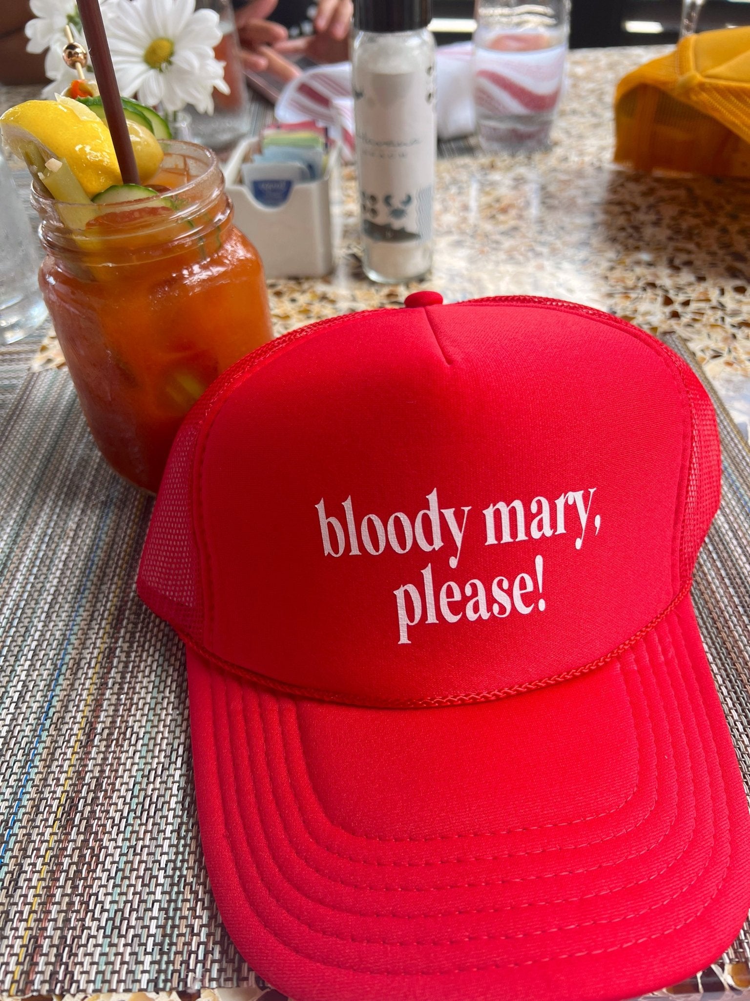 KenzKustomz Bloody Mary Please Trucker Hat
