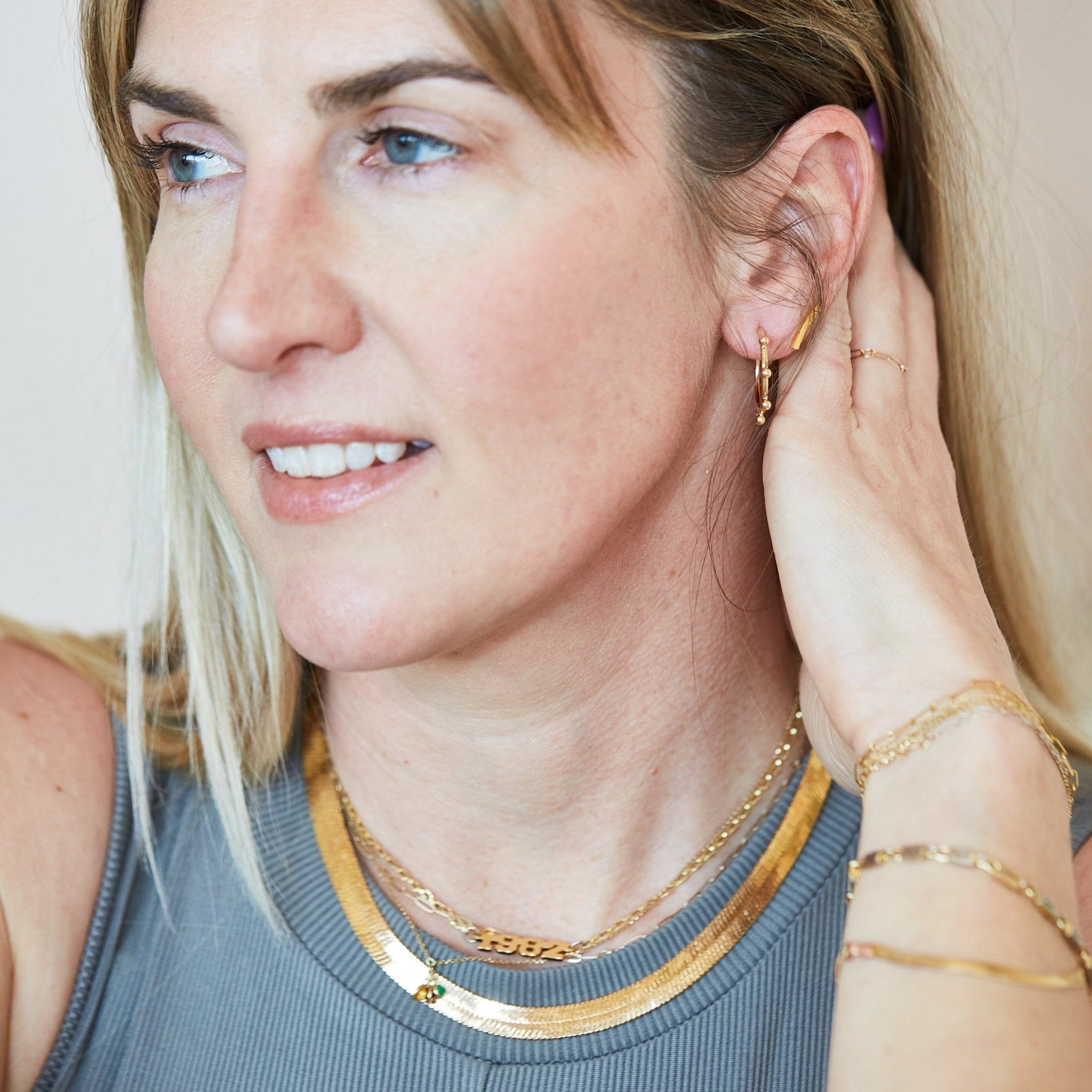 Rand Designs Jagger Herringbone Necklace