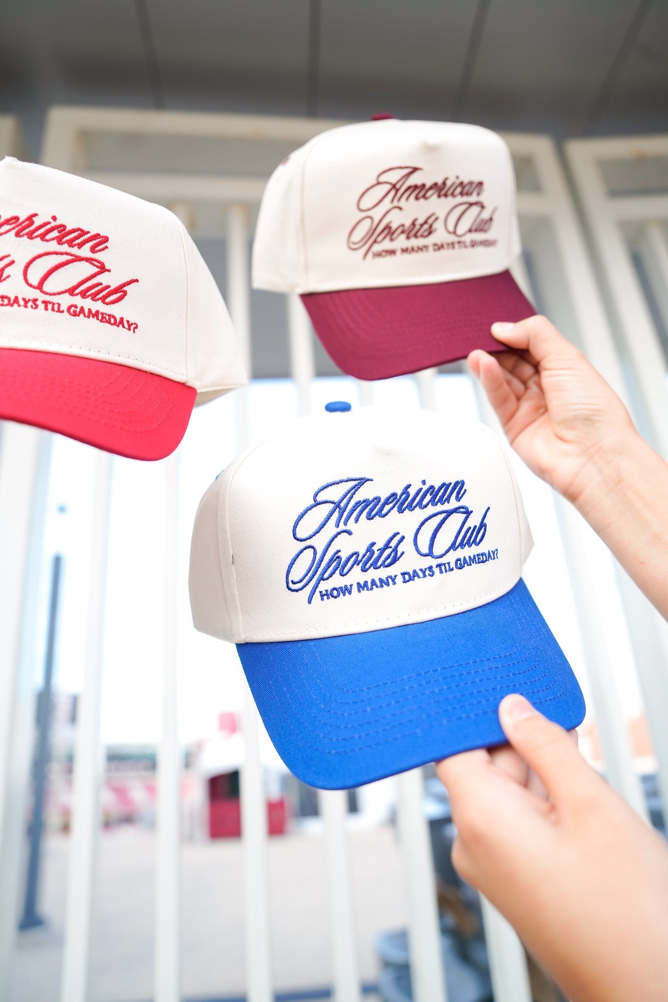 KenzKustomz American Sports Club Vintage Trucker Hat