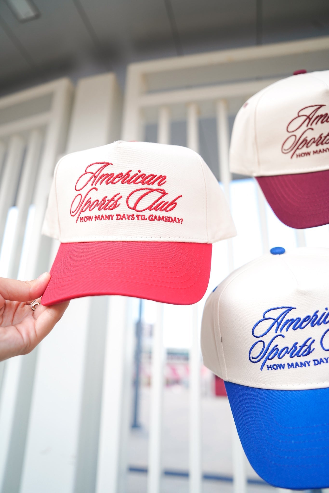 KenzKustomz American Sports Club Vintage Trucker Hat