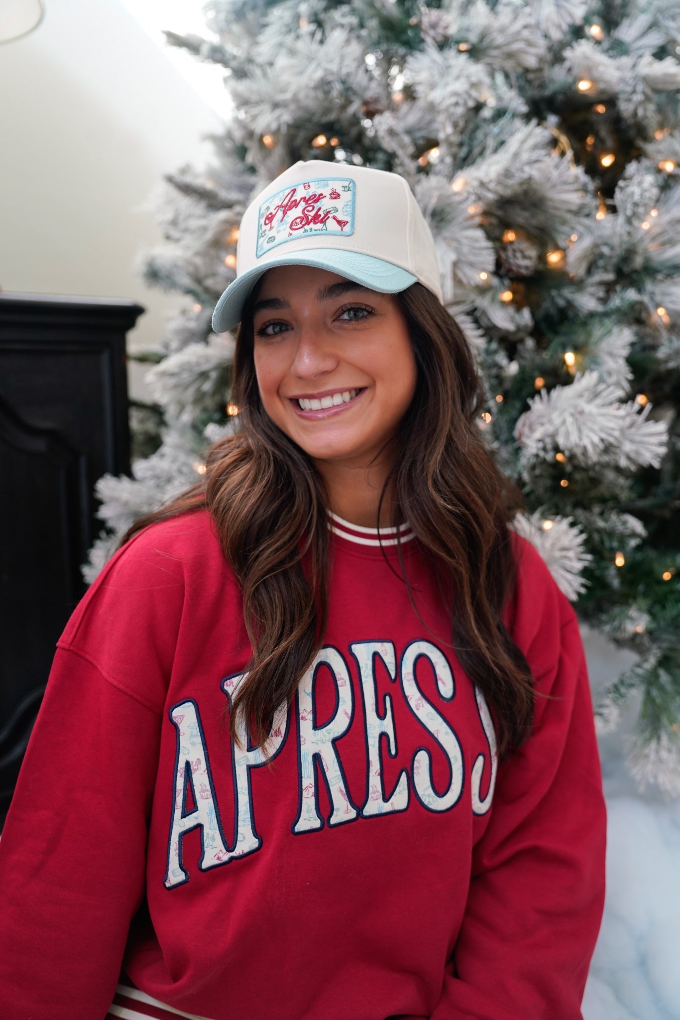 KenzKustomz Apres Ski - Baby Blue Vintage Trucker Hat