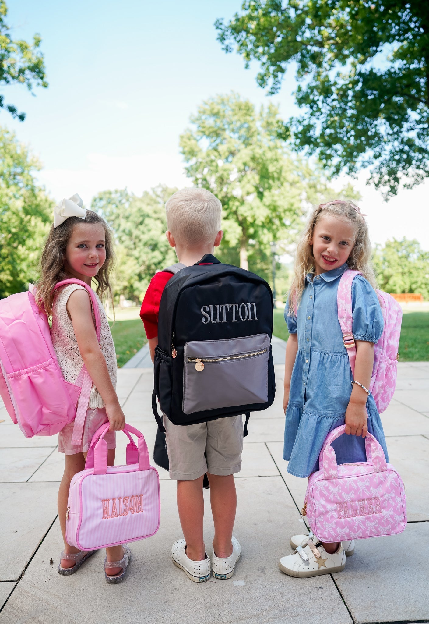 KenzKustomz Black + Grey Colorblock Backpack