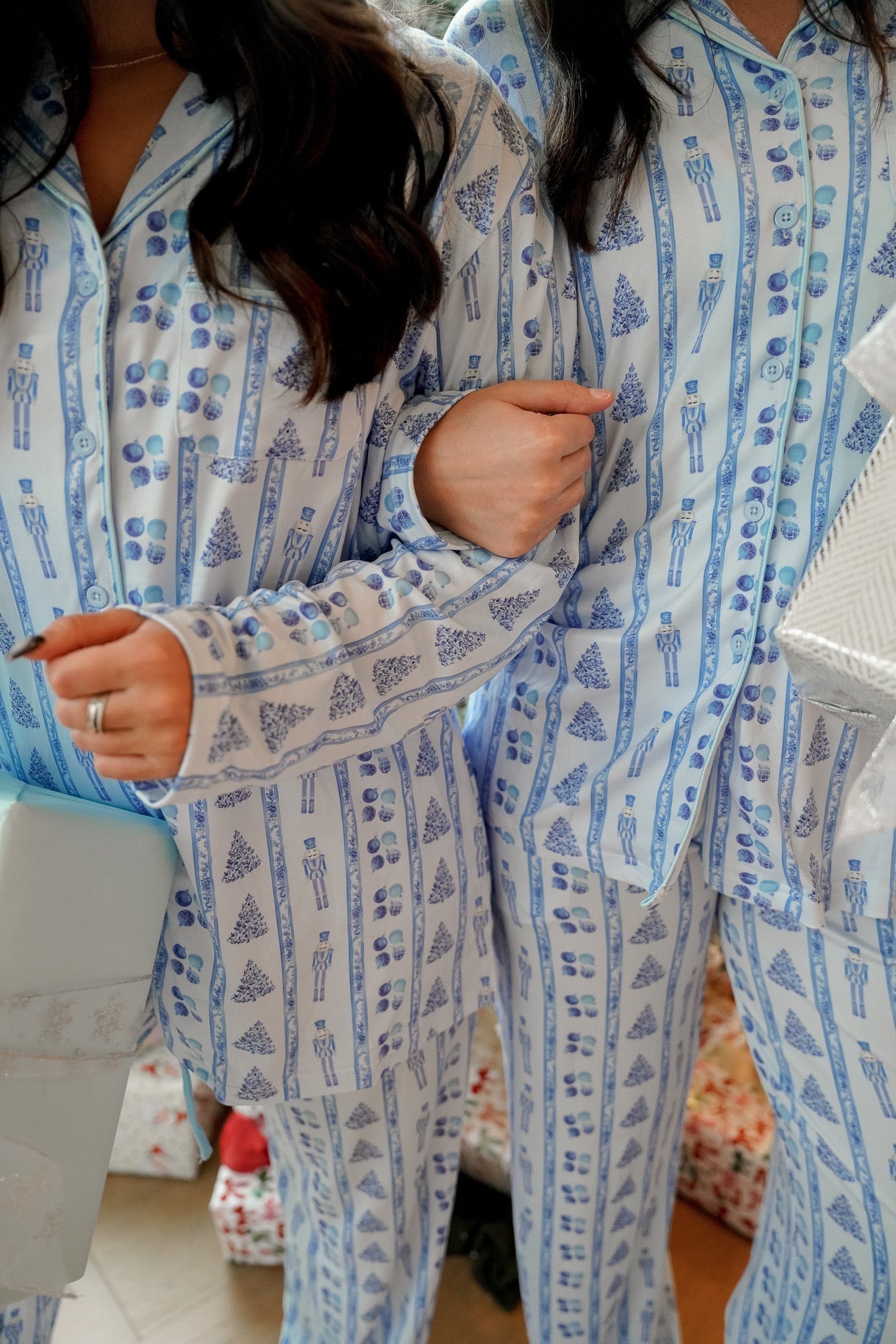 KenzKustomz Blue Christmas - Long Pajama Set