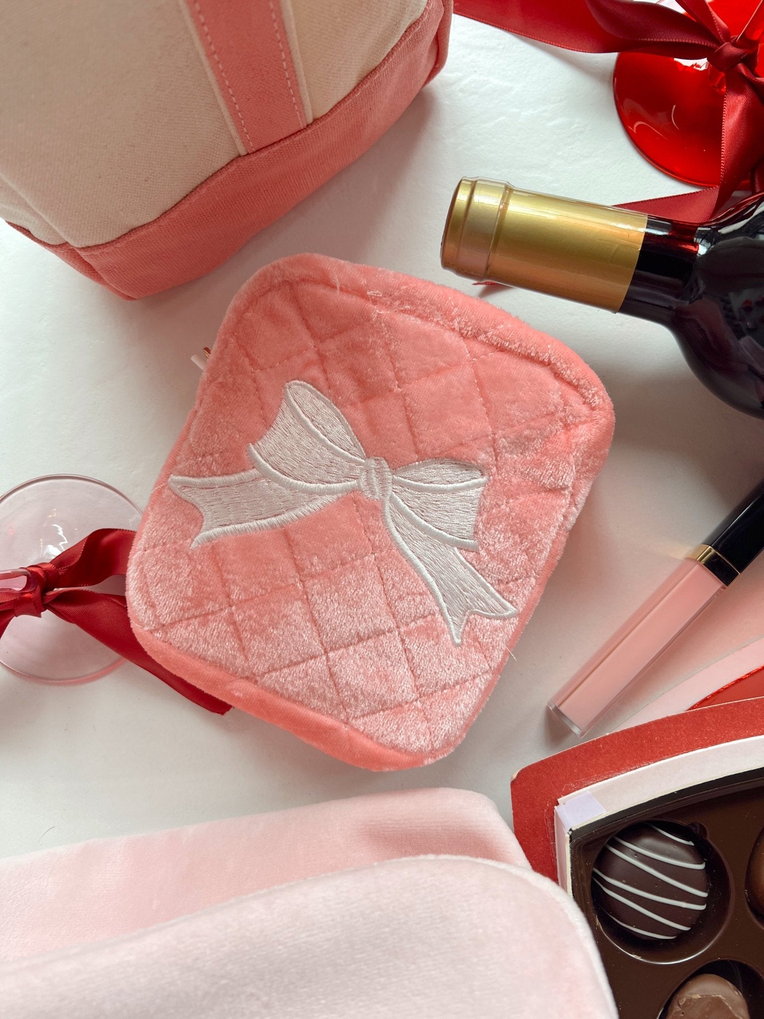 KenzKustomz Bow Mini - Pink Velvet