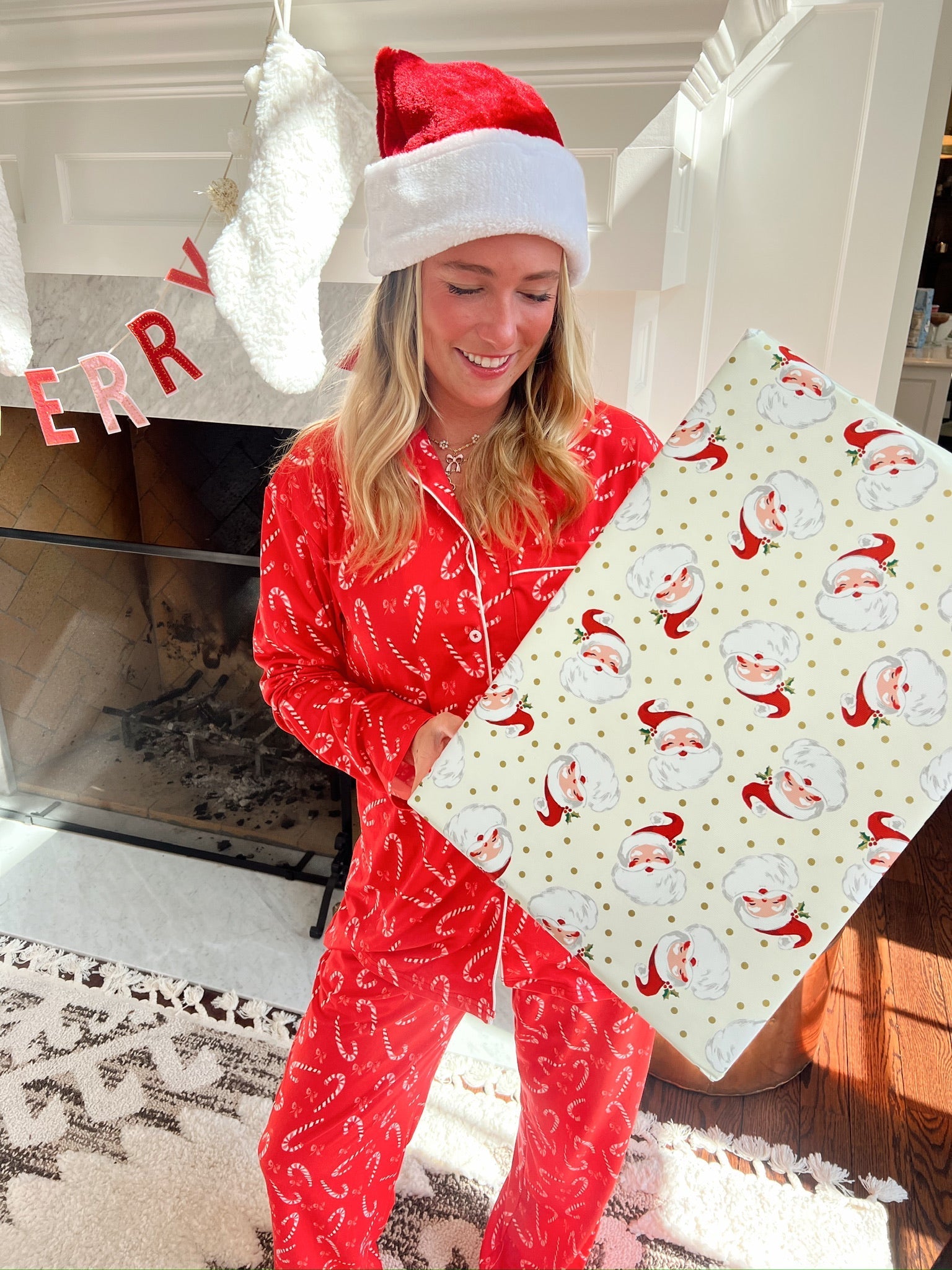 KenzKustomz Candy Cane Pajama Set