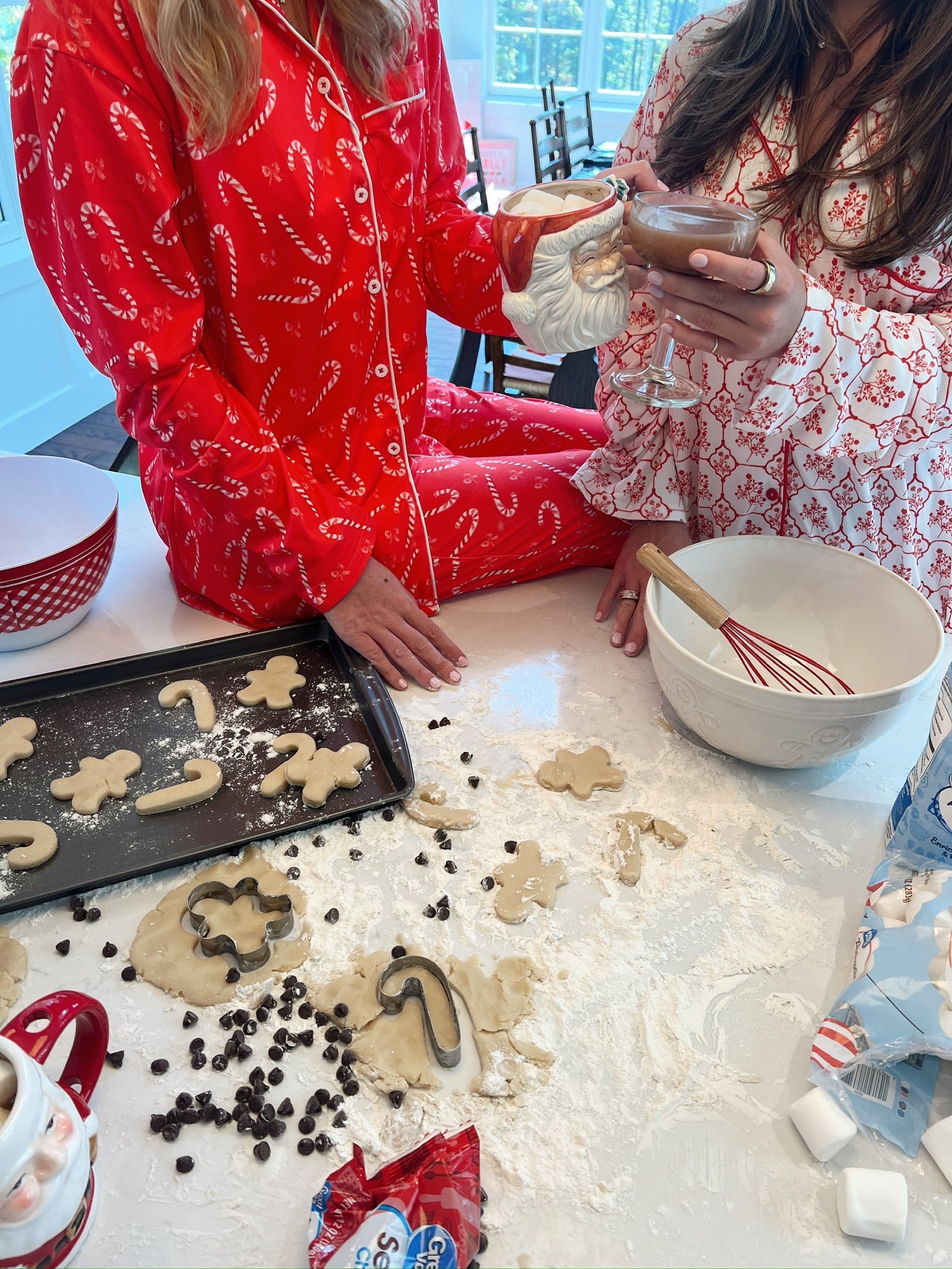 KenzKustomz Candy Cane Pajama Set