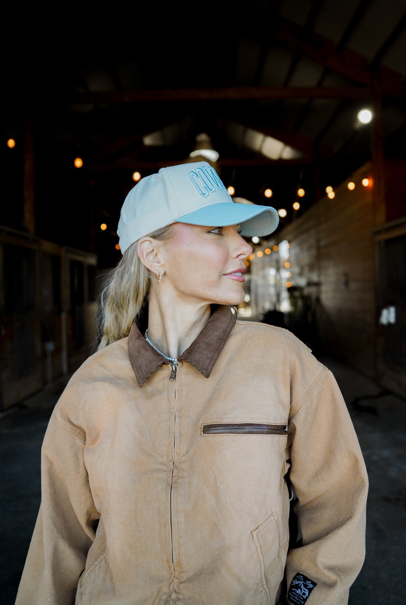 KenzKustomz Cowboy - Baby Blue Vintage Trucker Hat
