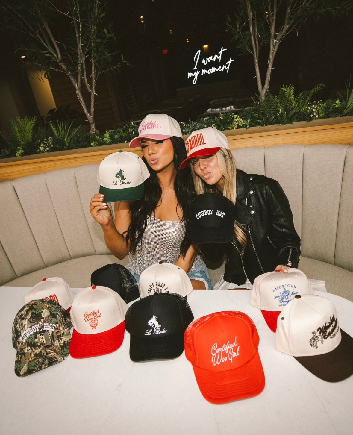 KenzKustomz Cowboy Hat Trucker Hat - Black