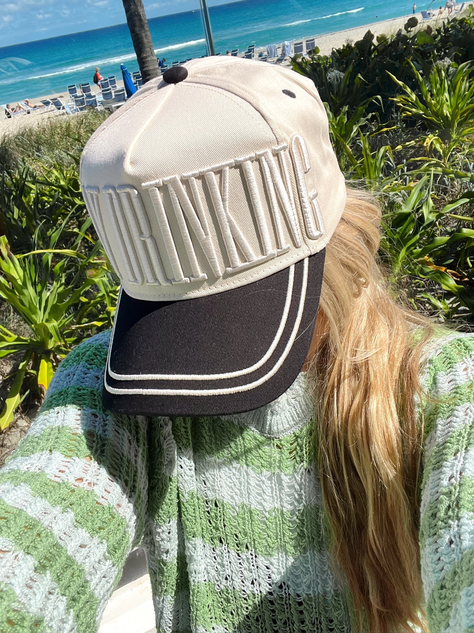 KenzKustomz Day Drinking - Black Vintage Trucker Hat